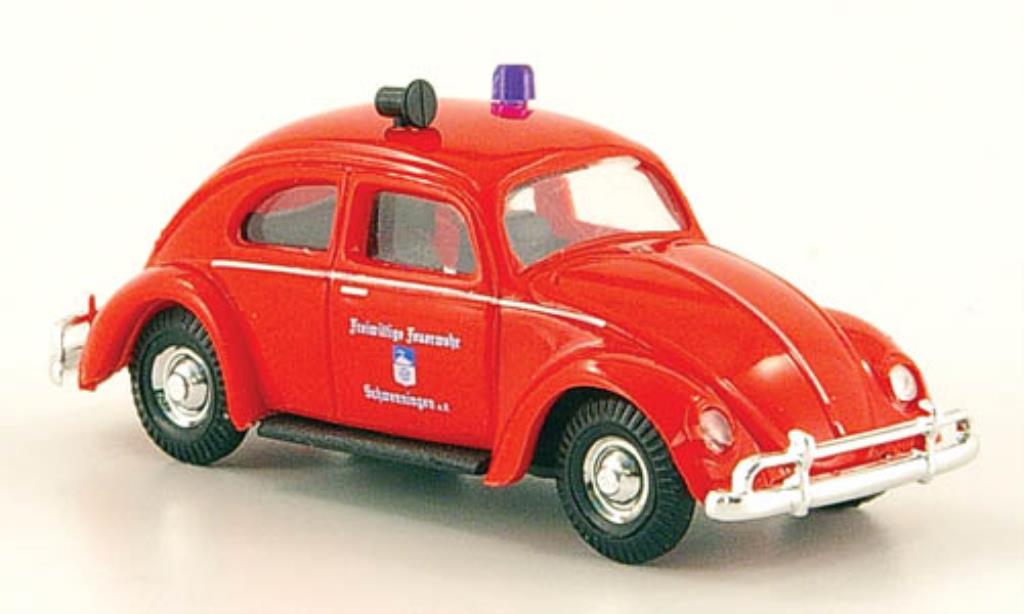 Volkswagen Kafer 1/87 Busch Freiwillige Brandweer Schwenningen modelauto