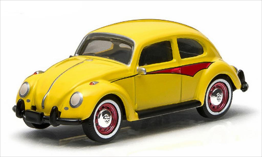 Volkswagen Kafer 1/64 Greenlight geel modelauto