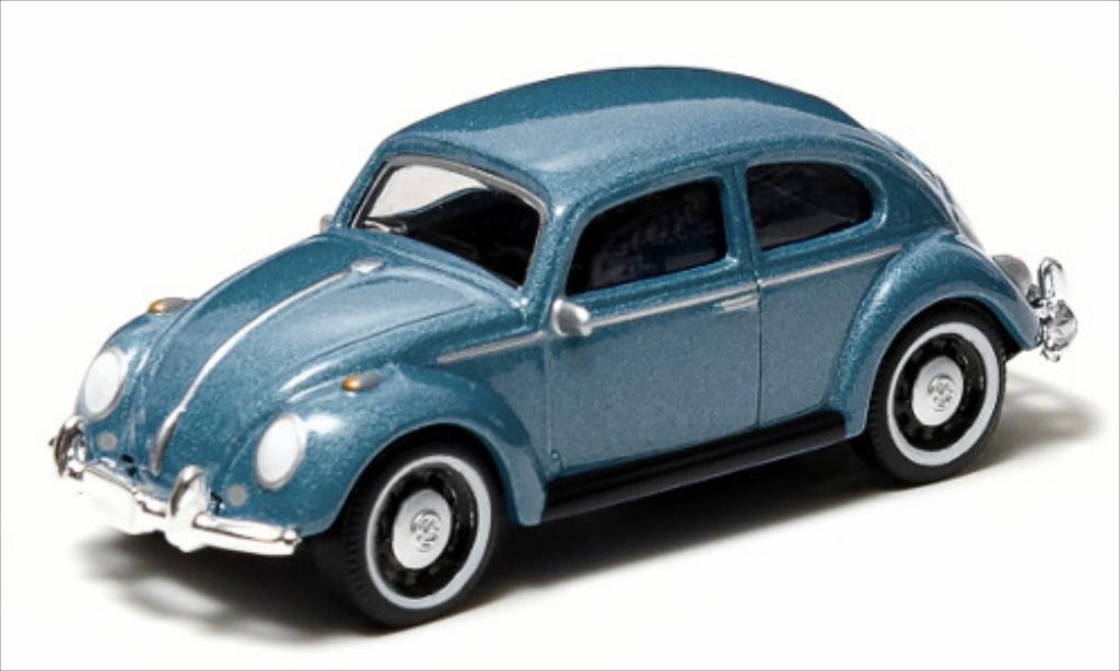Volkswagen Kafer 1/64 Greenlight metallic blauw modelauto