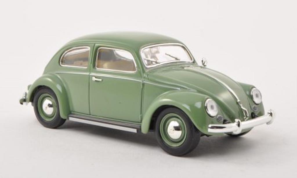 Volkswagen Kafer 1/32 Schuco Ovali grijs-grun modelauto