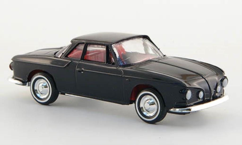 Volkswagen Karmann 1/87 Busch Ghia 1600 Coupe zwart modelauto