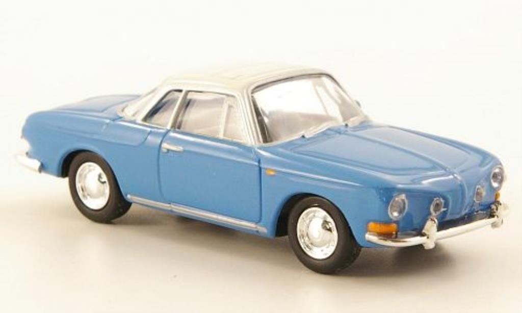 Volkswagen Karmann 1/87 Herpa Ghia II blauw/wit modelauto