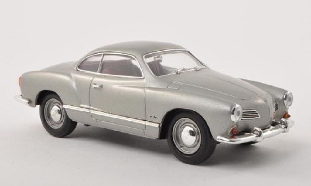 Volkswagen Karmann 1/32 Schuco Ghia (Typ 14) grijs-grijs modelauto