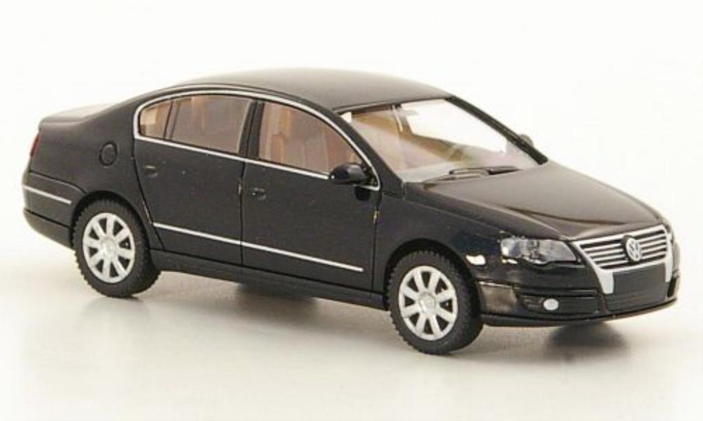 Volkswagen Passat 1/87 Wiking (B6) zwart 2005 modelauto