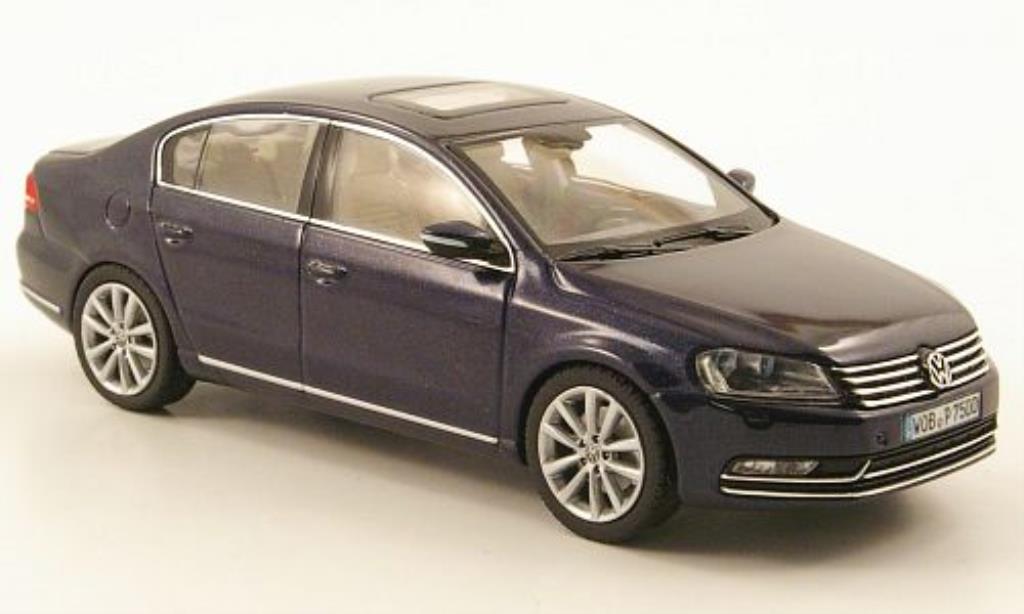 Volkswagen Passat 1/43 Schuco (B7) blauw 2010 modelauto