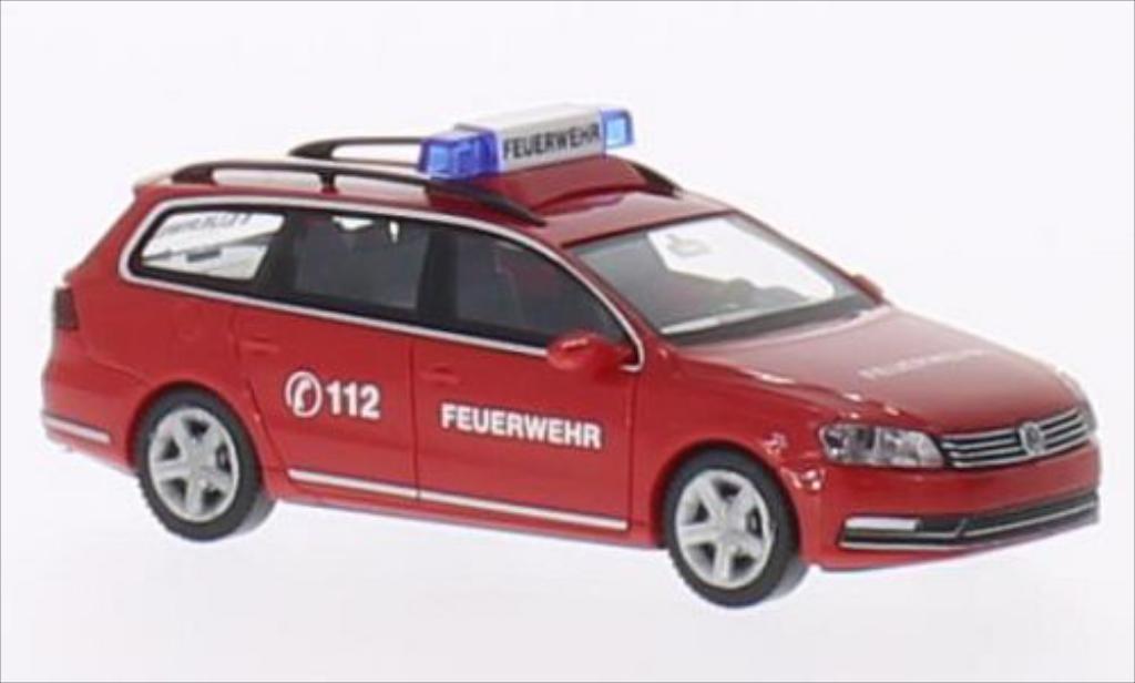Volkswagen Passat 1/87 Wiking B7 Variant Brandweer modelauto