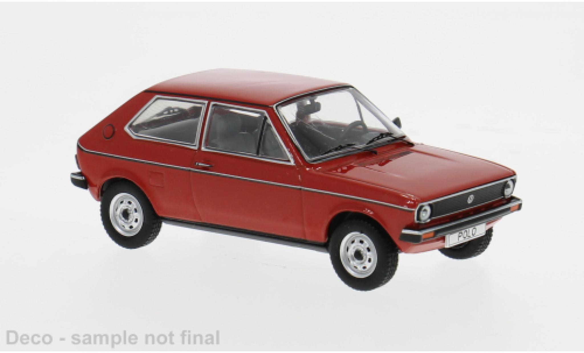 Volkswagen Polo 1/43 IXO MK I rood 1975 1:43 modelauto