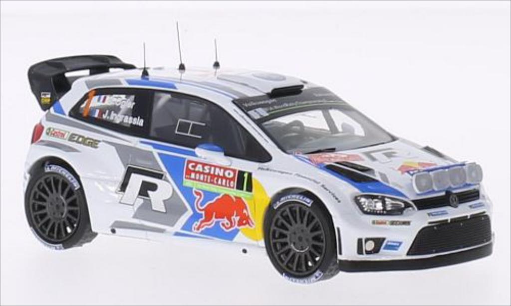 Volkswagen Polo 1/43 IXO R WRC No.1 Motorsport Red Bull Rallye WM Rally Monte Carlo 2014 /J.Ingrassia modelauto