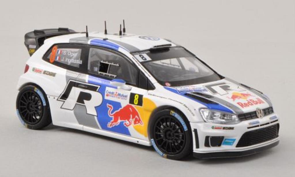 Volkswagen Polo 1/43 Spark R WRC No.8 Rally Frankreich 2013 /J.Ingrassia modelauto