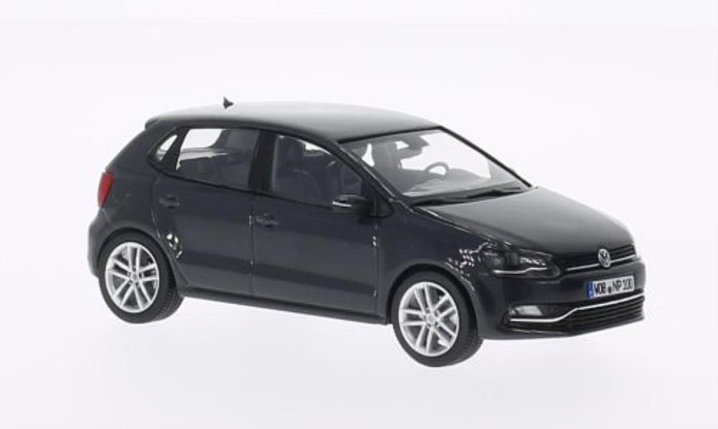 Volkswagen Polo 1/43 Herpa V (6C) grijs 5-Turer 2014 modelauto
