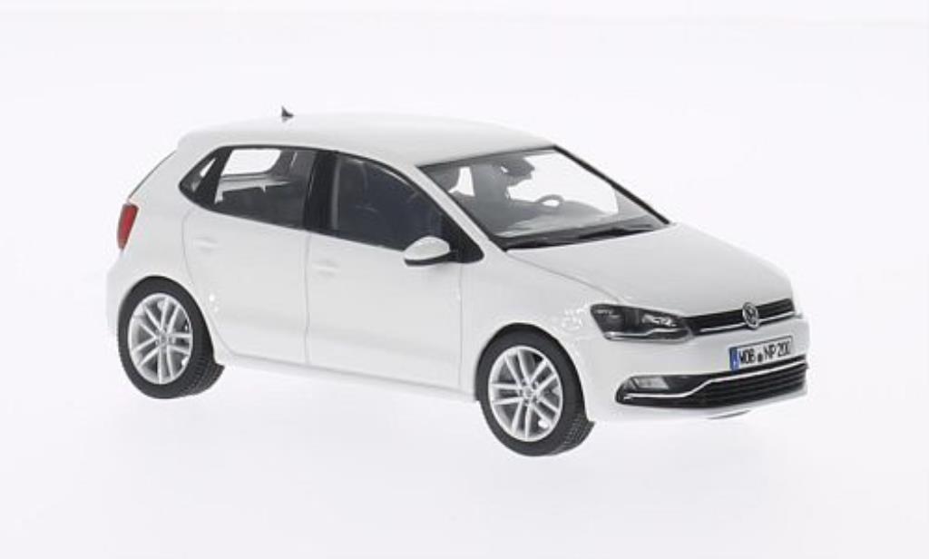 Volkswagen Polo 1/43 Herpa V (6C) wit 5-Turer 2014 modelauto