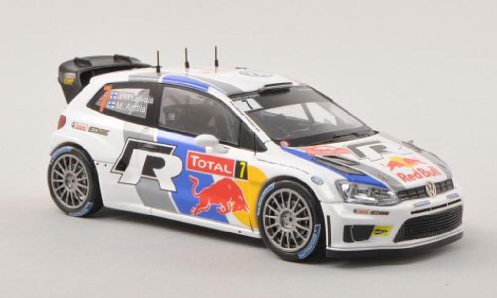 Volkswagen Polo WRC 1/43 Spark WRC No.7 Red Bull Rallye Monte Carlo 2013 modelauto
