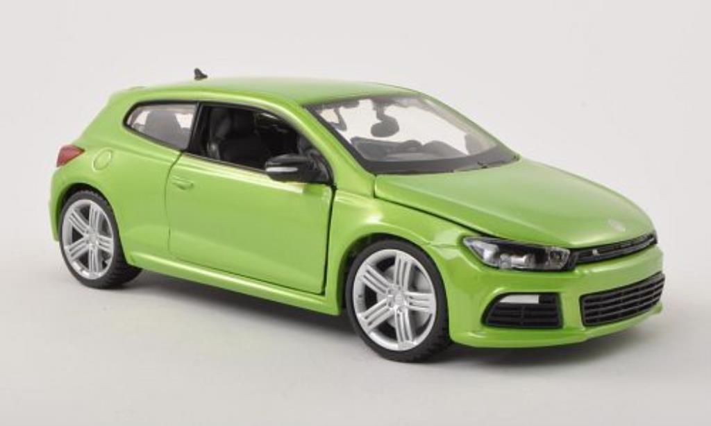 Volkswagen Scirocco 1/24 Burago III R grun modelauto