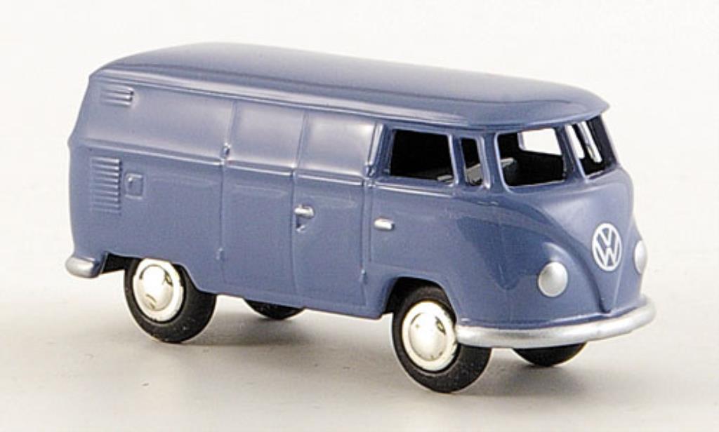 Volkswagen T1 1/87 Bub Bulli Kasten blauw modelauto