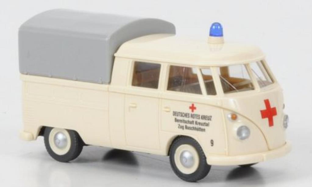 Volkswagen T1 1/87 Wiking Doppelkabine DRK Buschhutten modelauto