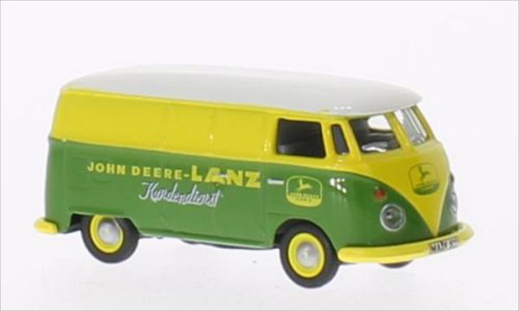 Volkswagen T1 1/87 Schuco Kasten John Deere- Lanz Kundendienst modelauto