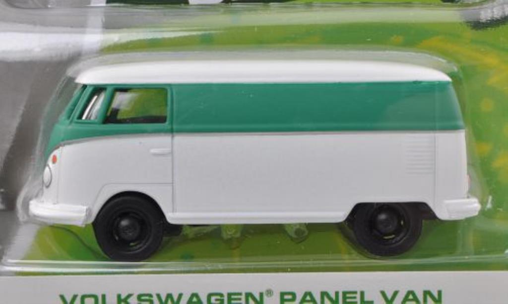 Volkswagen T1 1/64 Greenlight Kasten wit/matt-turkis modelauto
