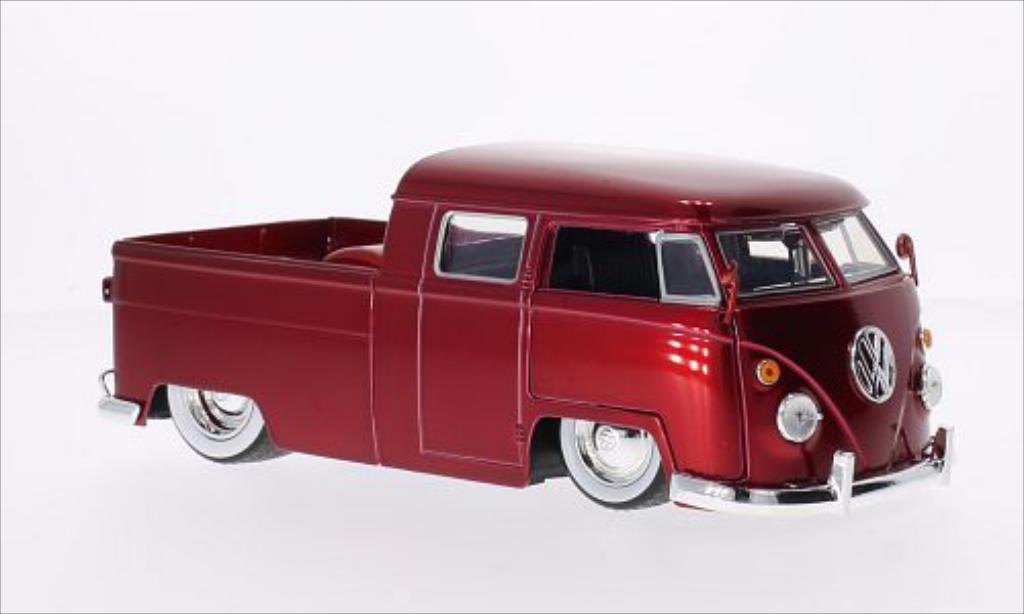 Volkswagen T1 1/24 Jada Toys Pickup Tuning rood 1963 modelauto