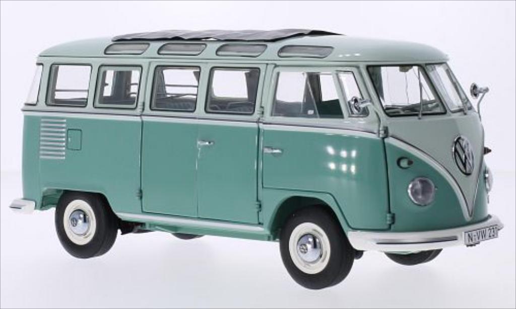 Volkswagen T1 1/18 Schuco Samba turkis/beige 1959 modelauto