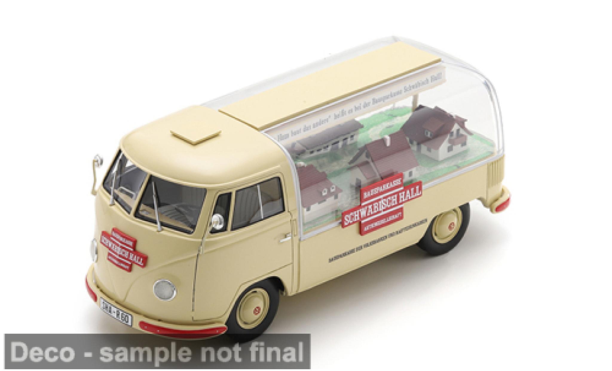 Volkswagen T1 1/18 Schuco Schw&auml;bisch Hall 1:18 modelauto