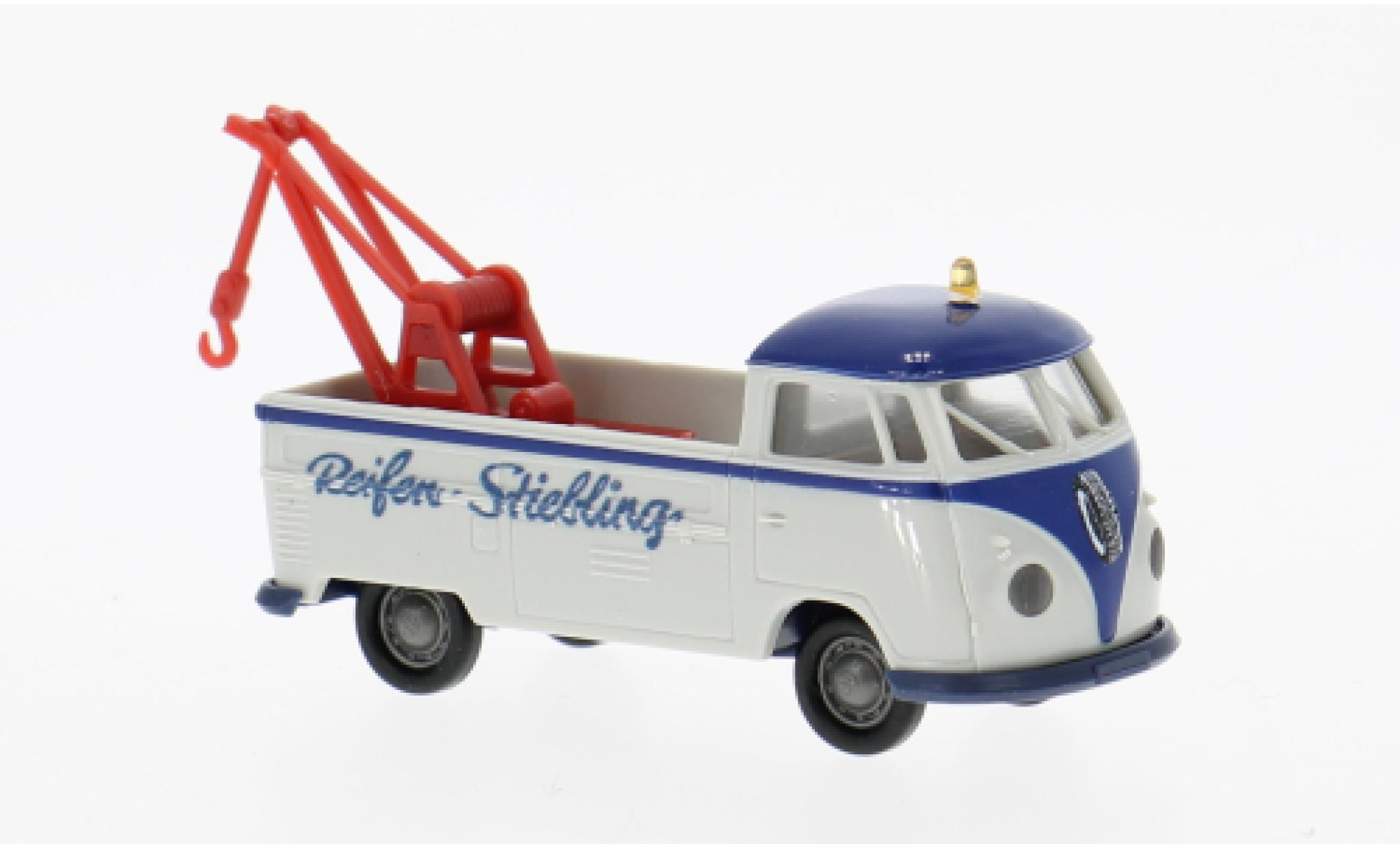 Volkswagen T1 1/87 Brekina b Abschleppwagen 1960 Reifen Stiebling 1:87 modelauto