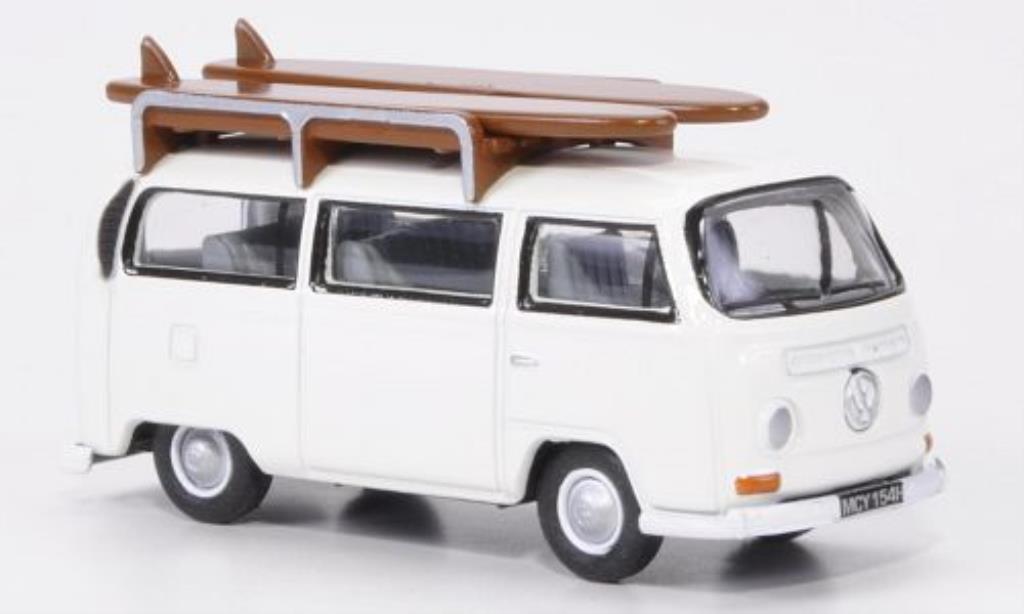 Volkswagen T2 1/76 Oxford Bus wit mit Surfbretter modelauto