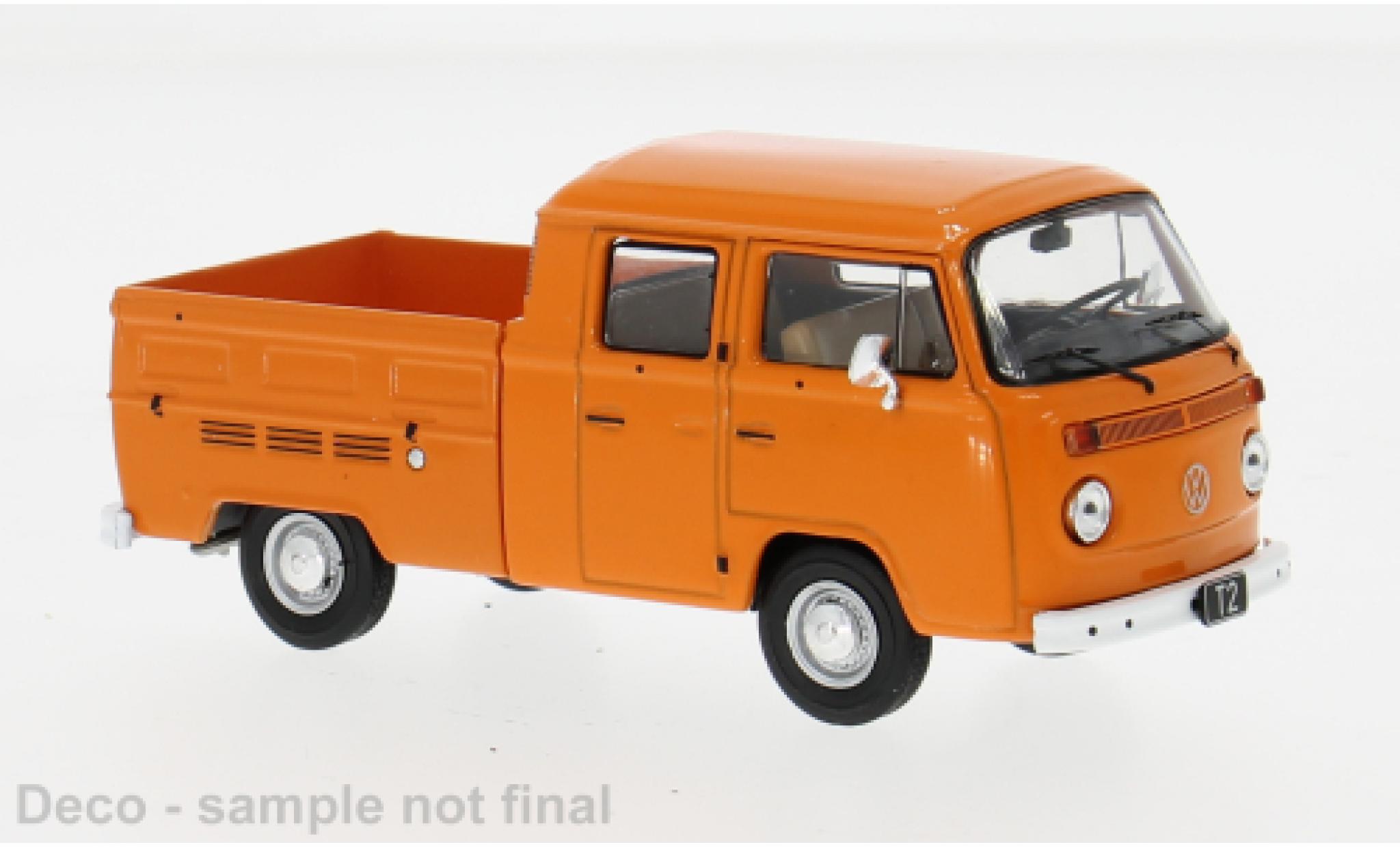 Volkswagen T2 1/43 IXO DoKa oranje 1:43 modelauto