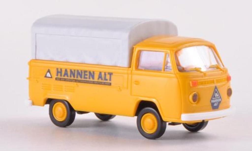 Volkswagen T2 1/87 Brekina Pritsche Hannen Alt mit Plane modelauto