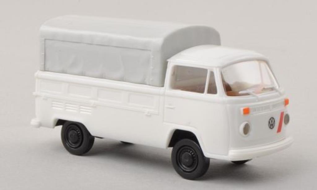 Volkswagen T2 1/87 Brekina Pritsche Italien (I) wit modelauto