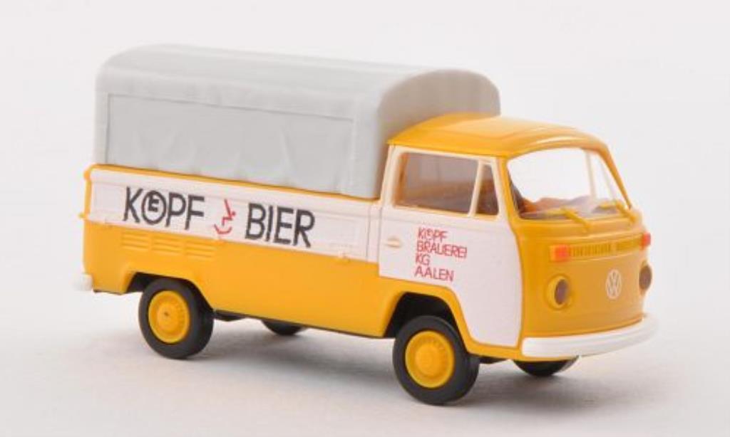 Volkswagen T2 1/87 Brekina Pritsche Kopf Bier modelauto