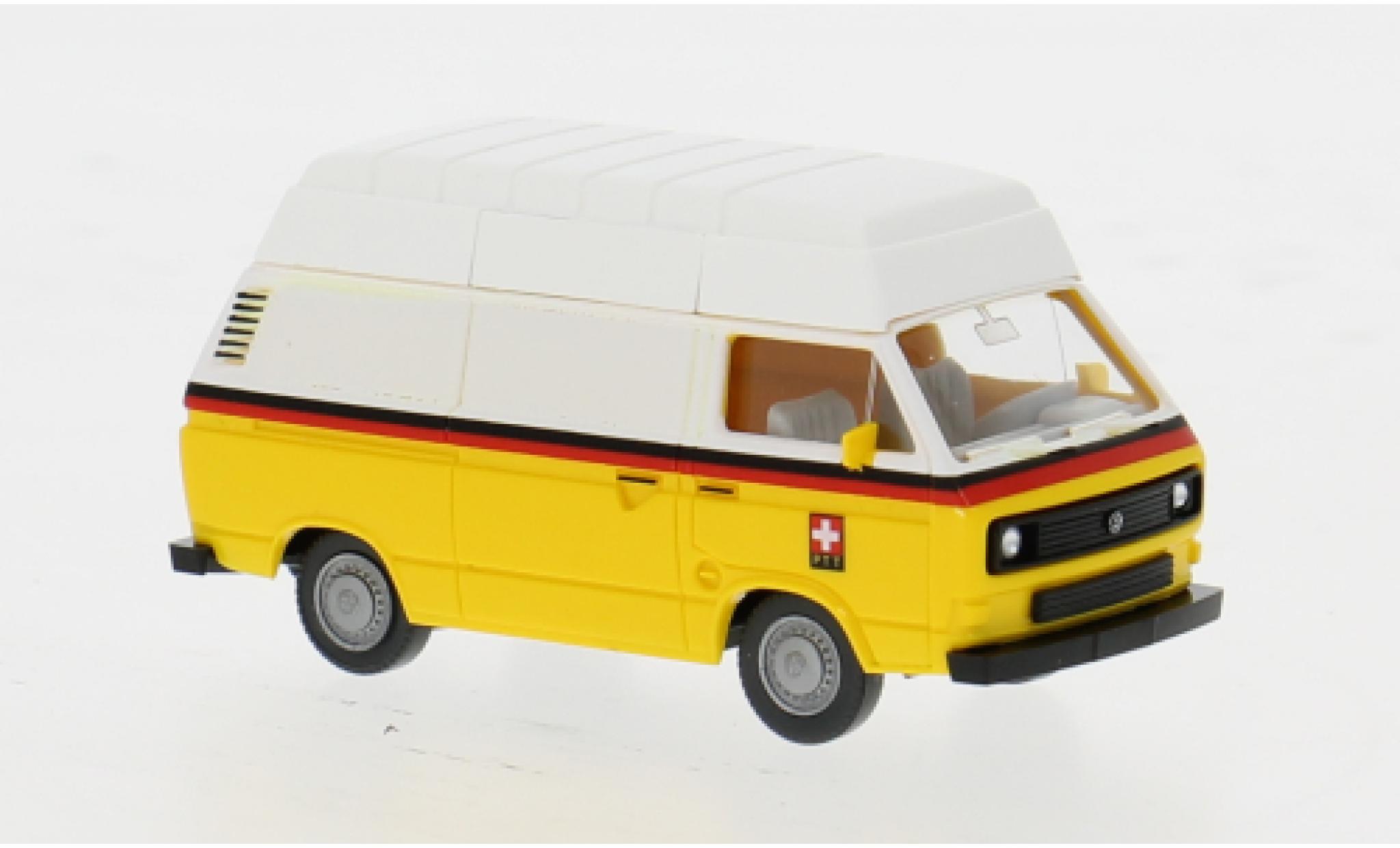 Volkswagen T3 1/87 Wiking Bestelwagen 1979 Schweizer Post (CH) 1:87 modelauto