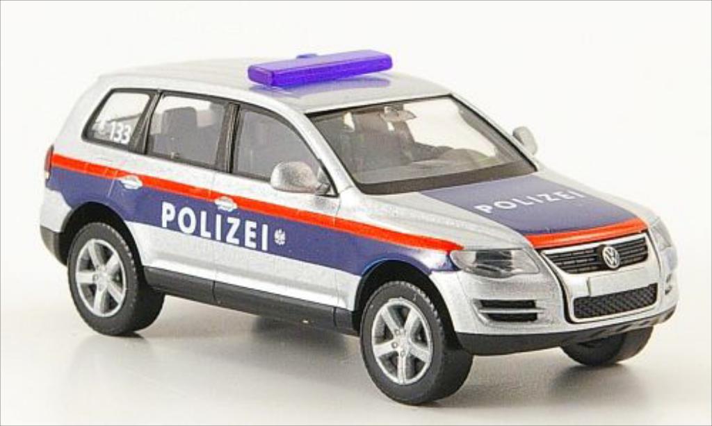 Volkswagen Touareg 1/87 Wiking Bundespolizei osterreich modelauto