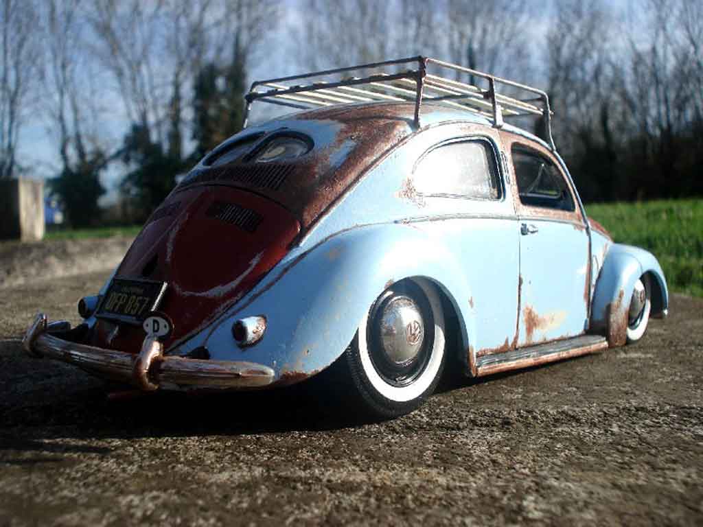 Volkswagen Kafer Base coccinelle 51 split standard hoodride 1/18 Maisto