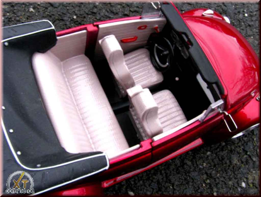 Volkswagen Kafer Base Coccinelle Cabriolet kit ailes larges et jantes bbs nid dabeilles 1/18 Solido