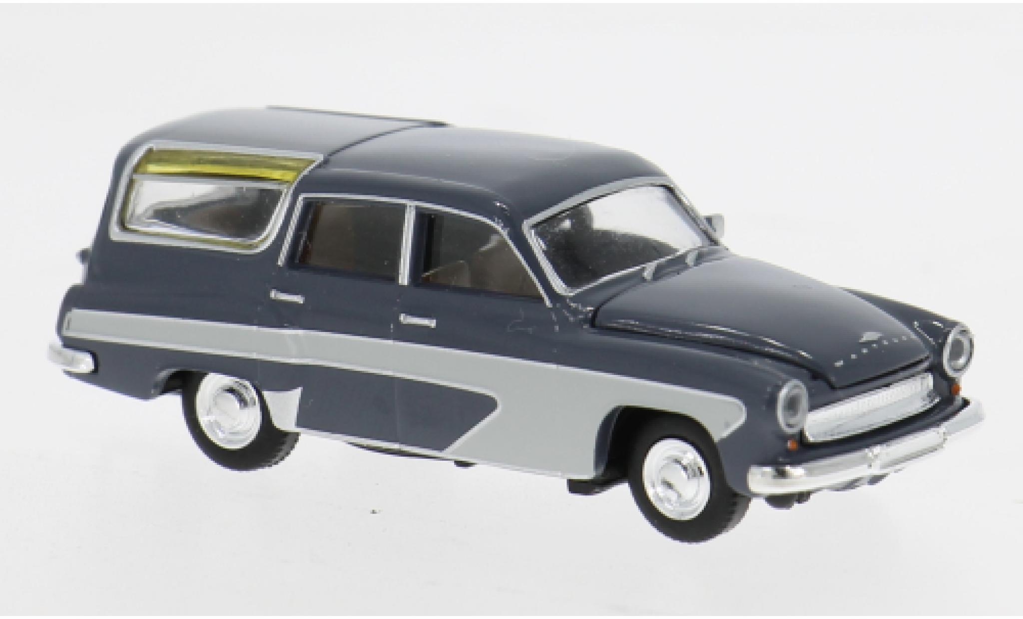 Wartburg 311 1/87 Brekina Camping grijs/grijs 1959 1:87 modelauto