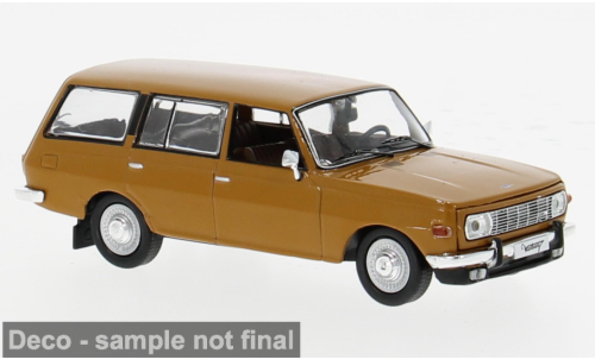 Wartburg 353 1/43 IXO Tourist bruin 1:43 modelauto