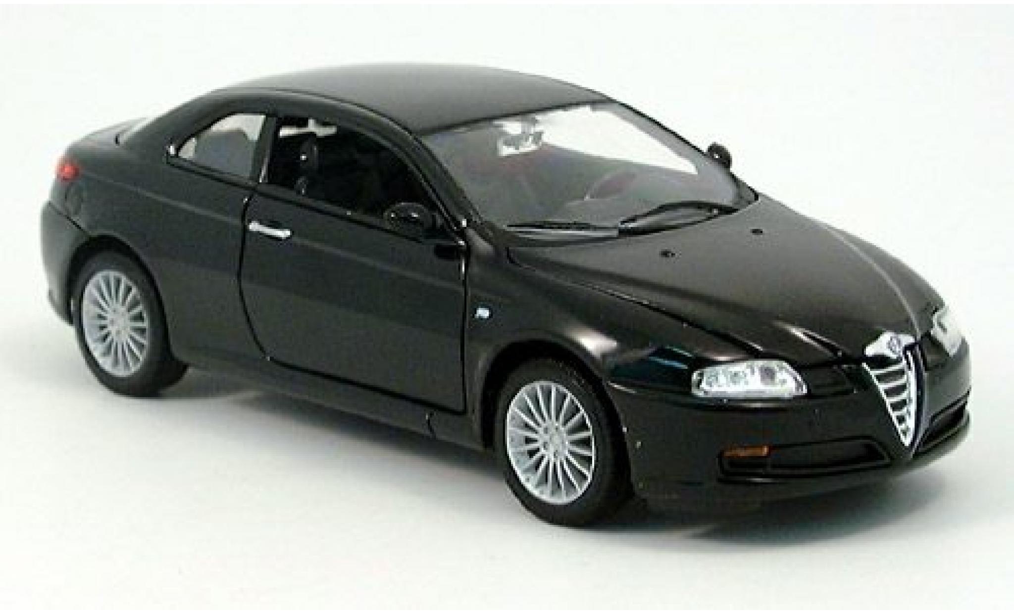 Alfa Romeo GT 1/24 Welly Coupe zwart 2003 1:24 modelauto