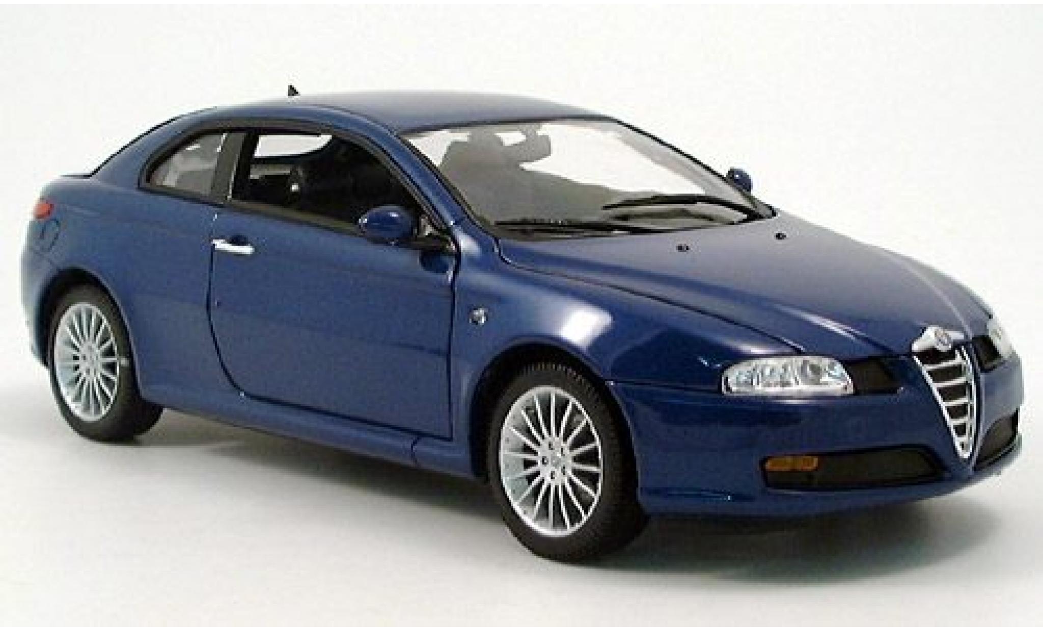 Alfa Romeo GT 1/18 Welly met. blauw 2003 1:18 modelauto