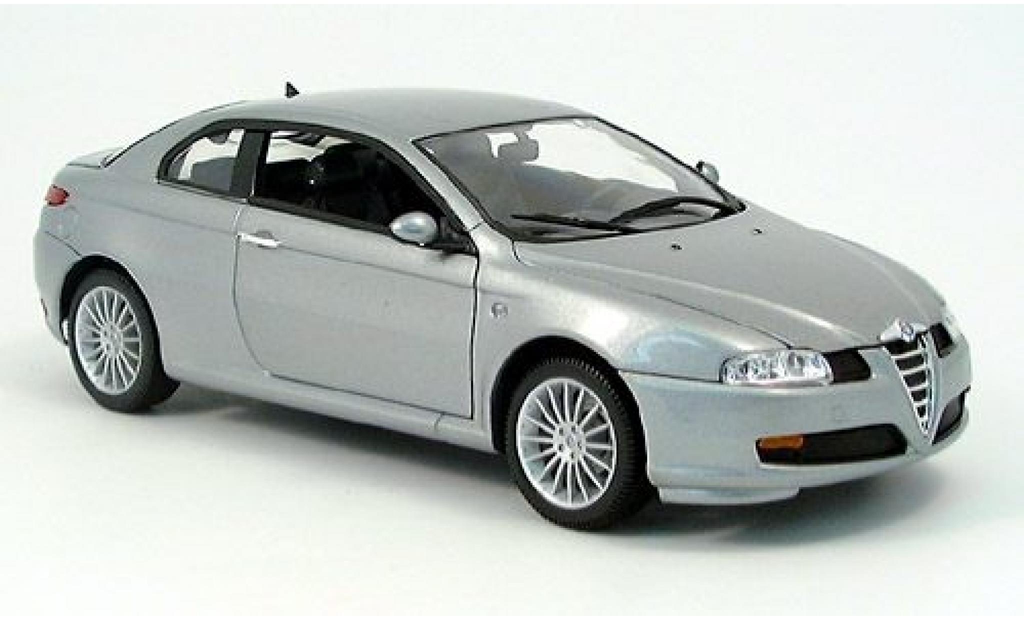Alfa Romeo GT 1/18 Welly met. grijs 2003 1:18 modelauto