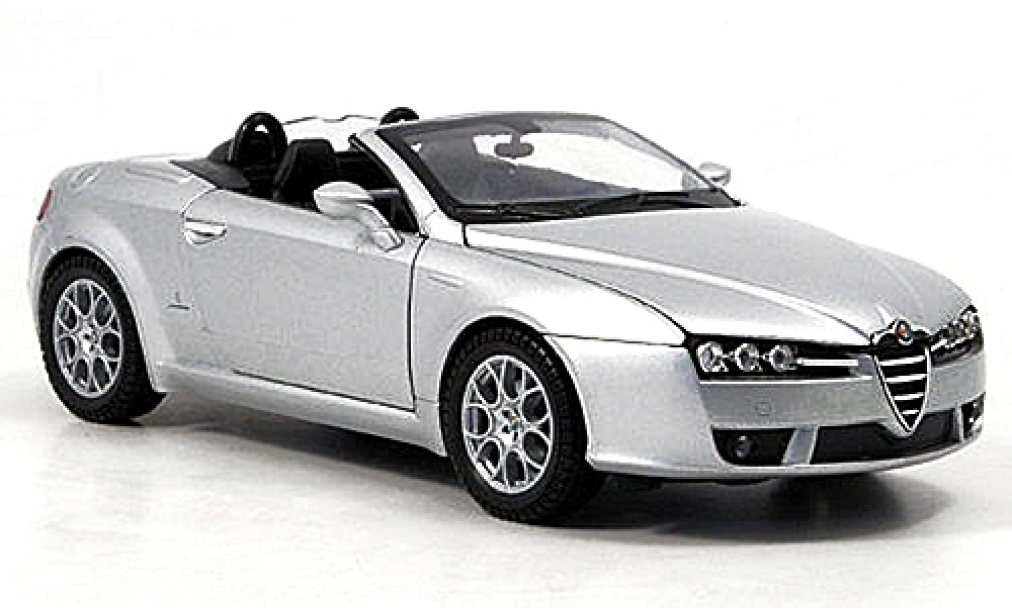 Alfa Romeo Spider 1/24 Welly grijs 1:24 modelauto