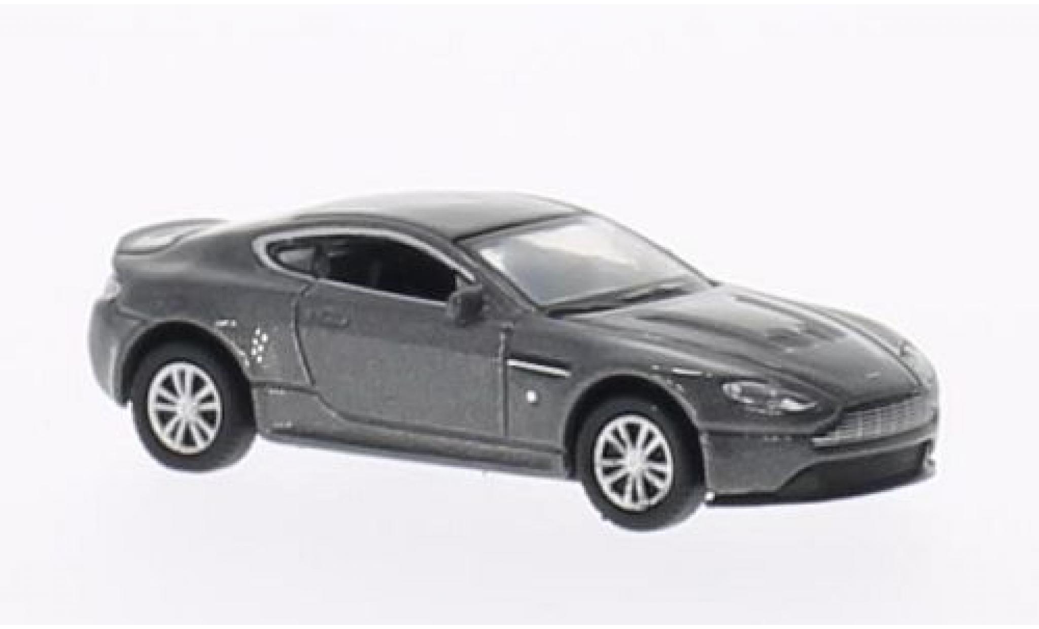 Aston Martin V12 1/87 Welly Vantage metallic grijs modelauto