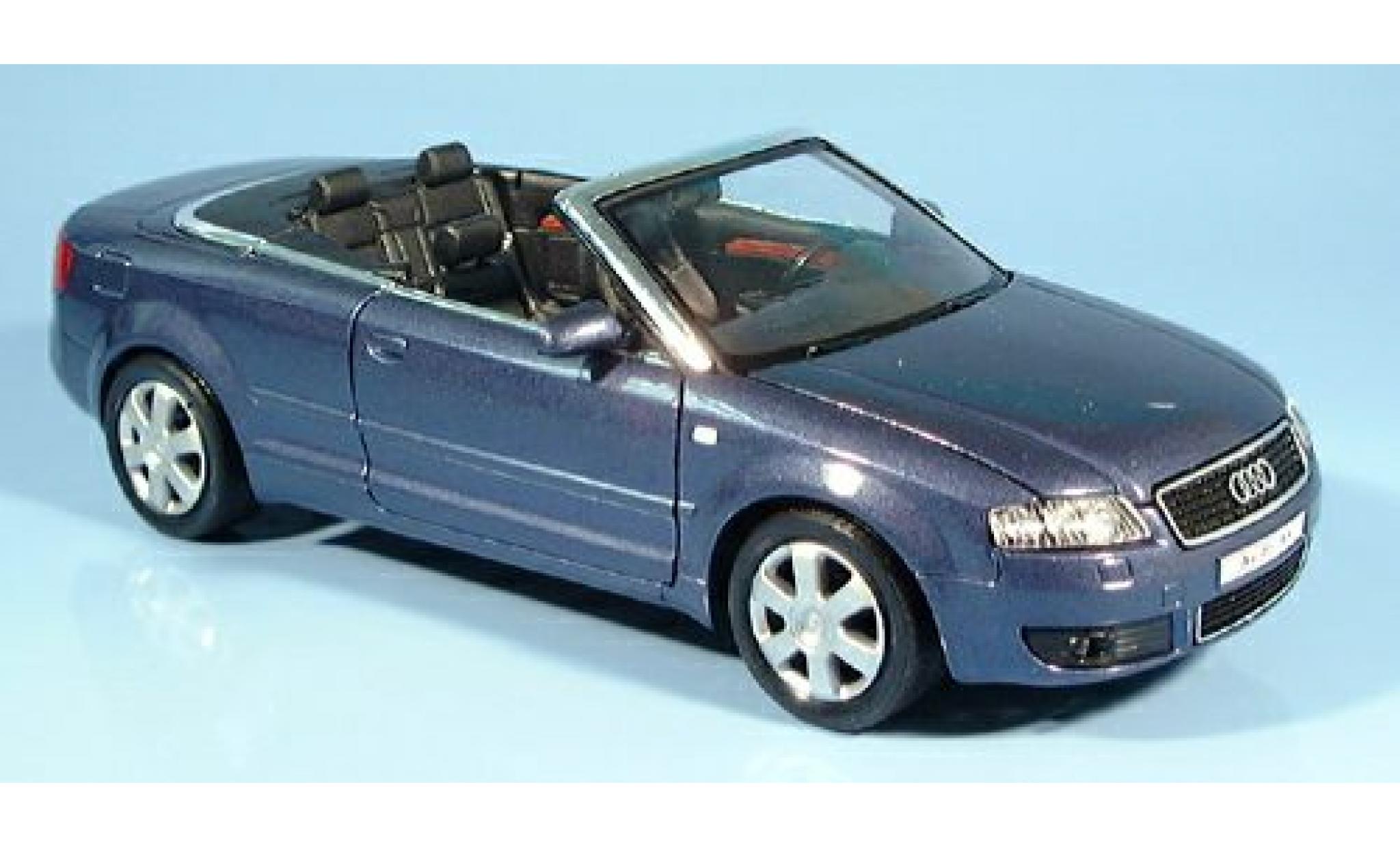 Audi A4 1/24 Welly Cabriolet met. flieder 2003 1:24 modelauto