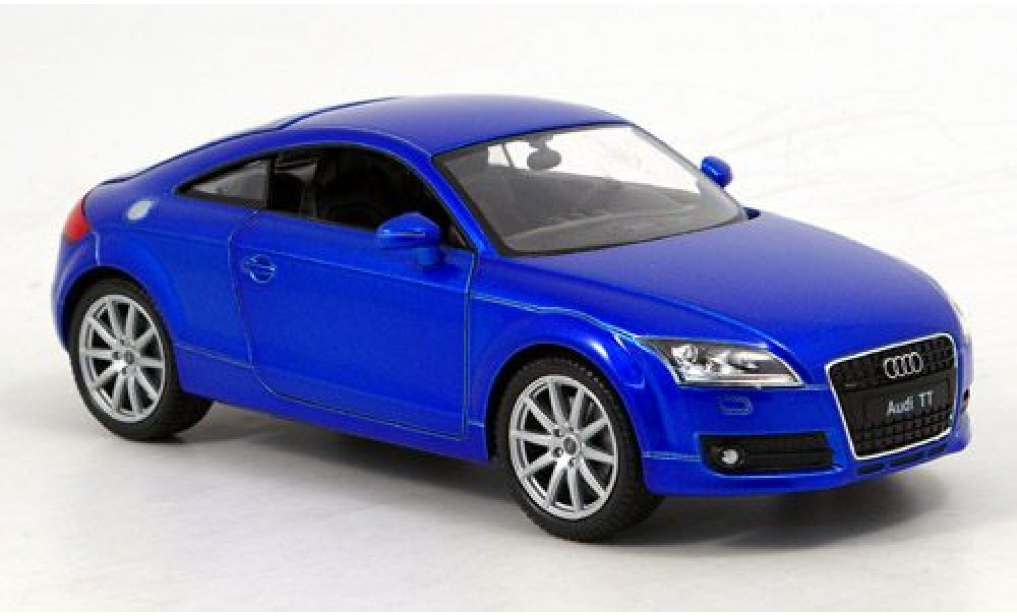 Audi TT 1/24 Welly Coupe blauw 1:24 modelauto