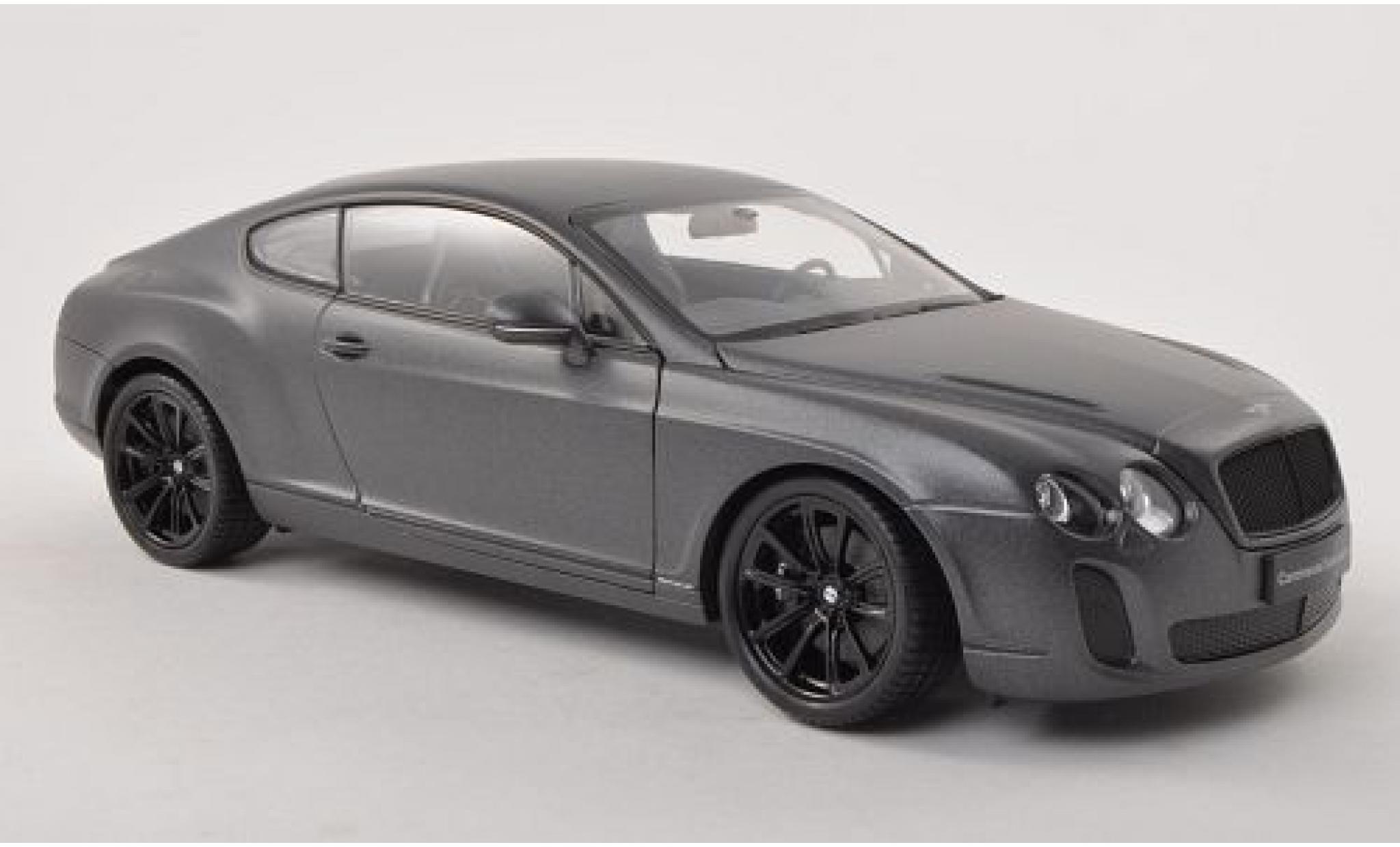 Bentley Continental 1/18 Welly Supersports matt-anthrazit modelauto