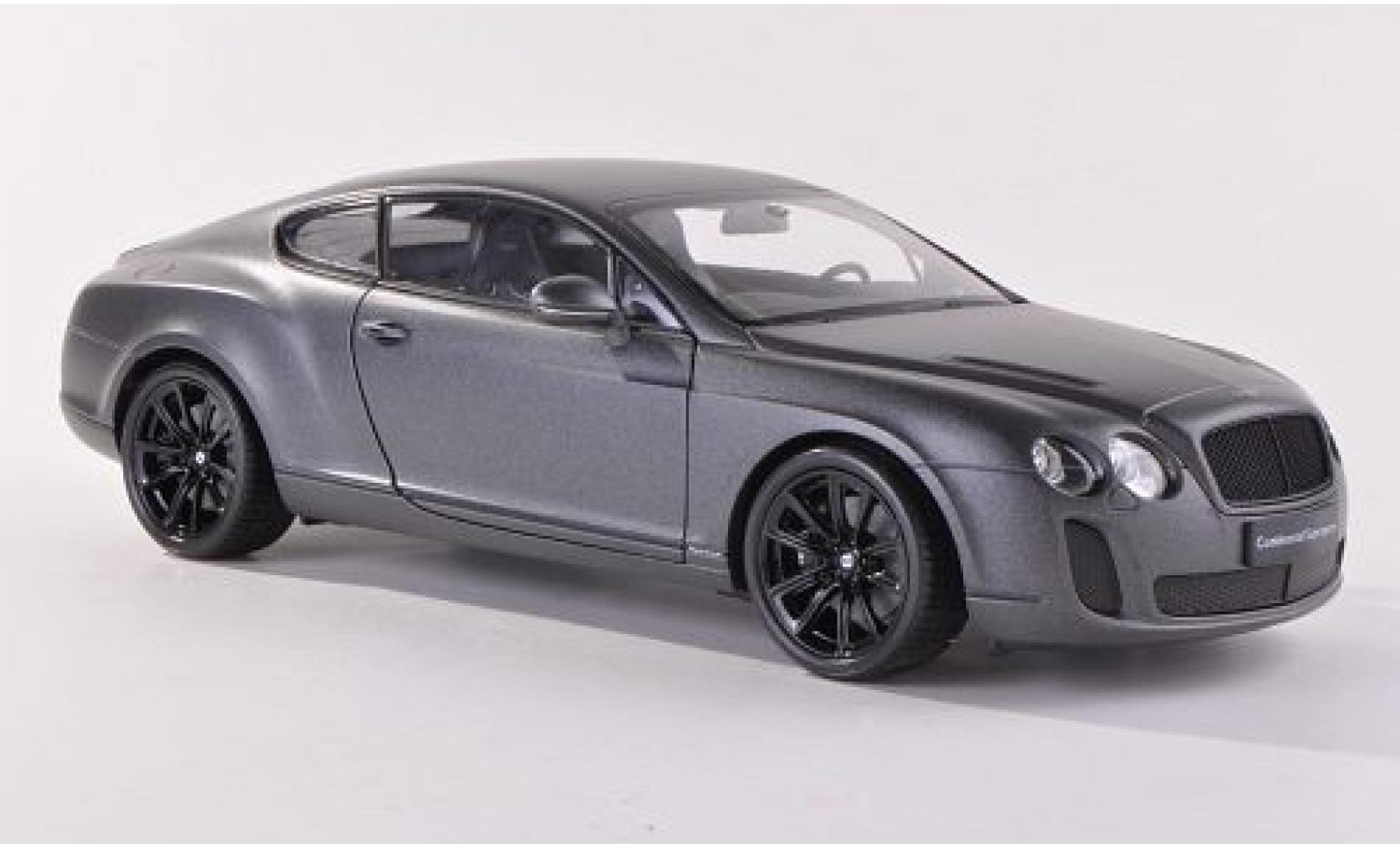 Bentley Continental 1/18 Welly Supersports matt-anthrazit LHD 1:18 modelauto