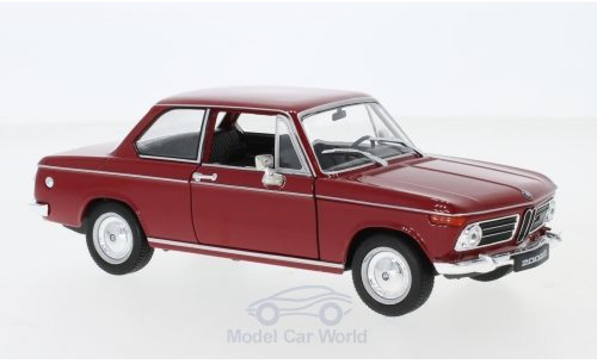 Bmw 2002 1/24 Welly ti rood modelauto