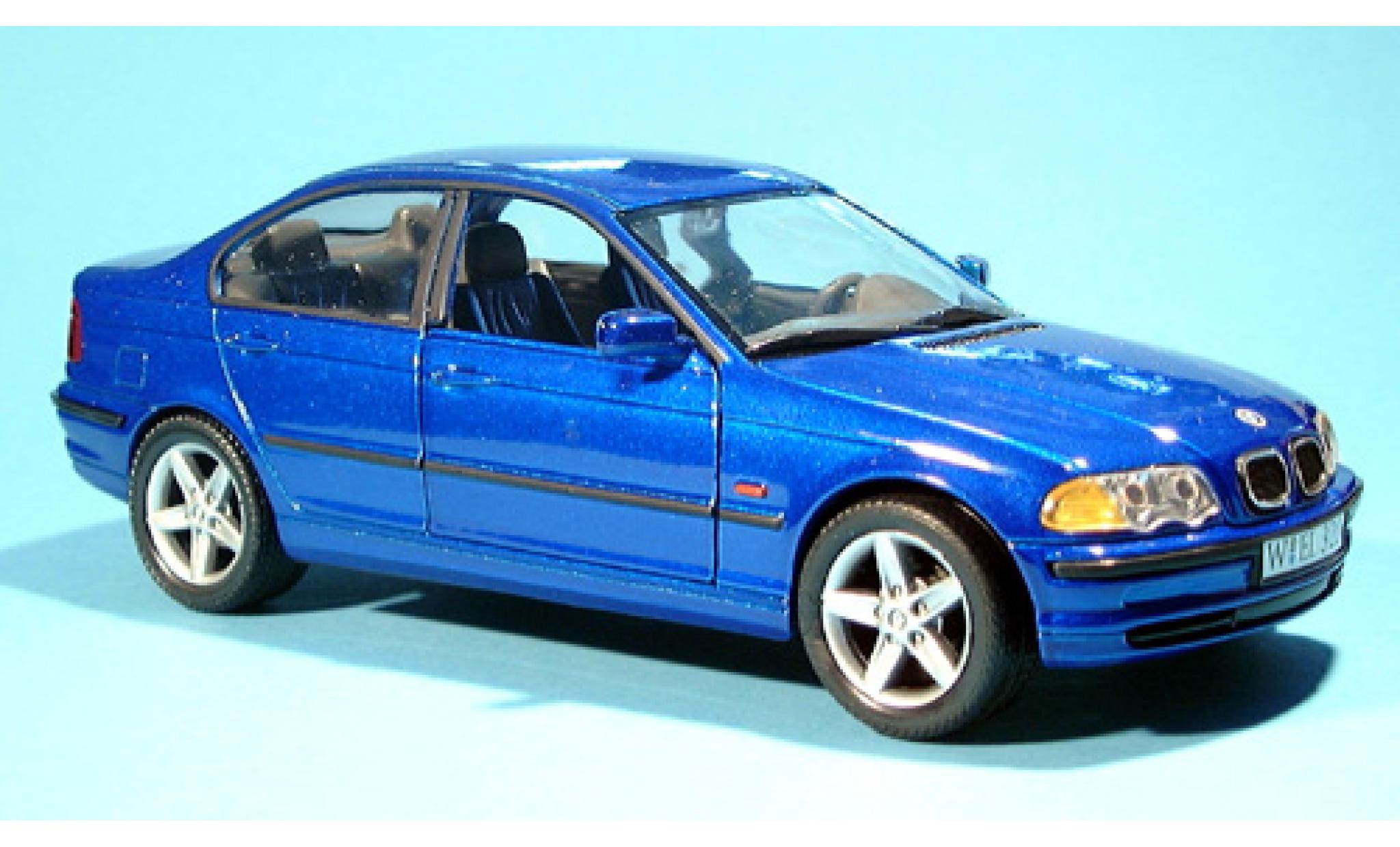Bmw 328 1/24 Welly i met. blauw 1:24 modelauto