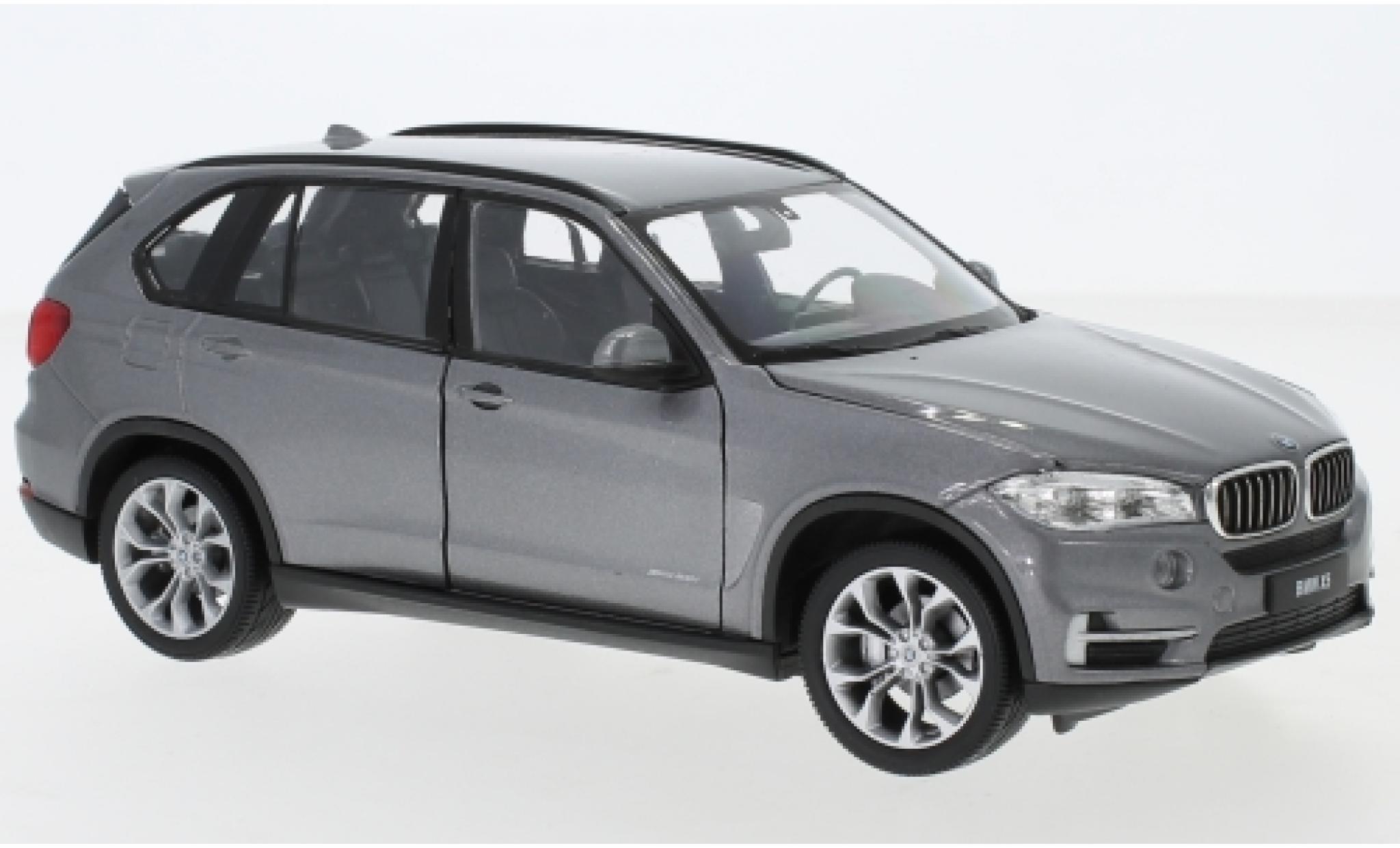 Bmw X5 1/24 Welly (F15) metallic grijs modelauto