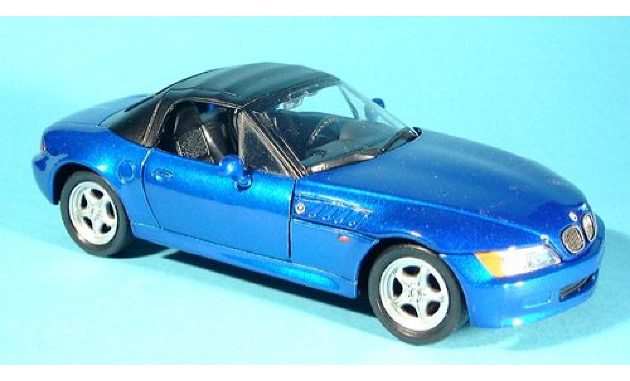 Bmw Z3 1/24 Welly met. blauw geschlossen 1:24 modelauto