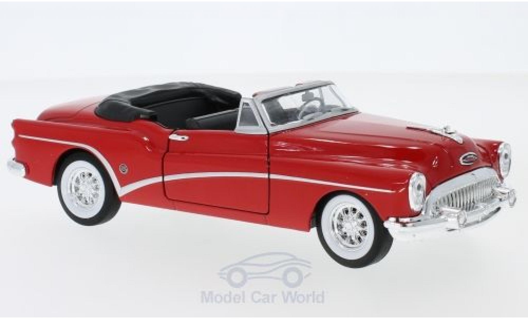 Buick Skylark 1/24 Welly rood 1953 modelauto